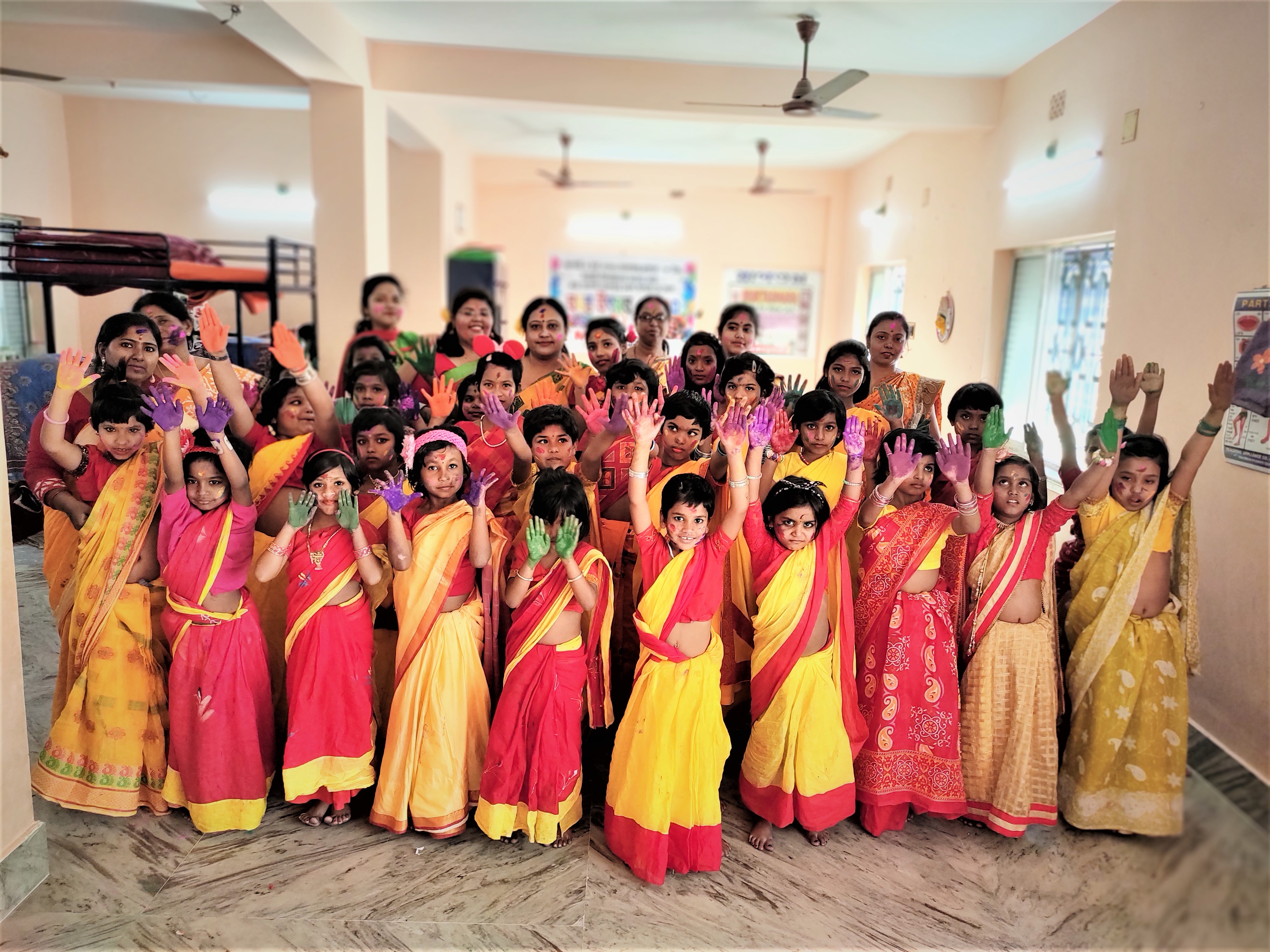 Children participating in a child outreach and school readiness programme